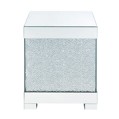 Mallika End Table in Mirrored/Crystals 87912 - Ornate Home
