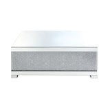 Mallika Mirrored & Faux Crystals Coffee Table - Ornate Home