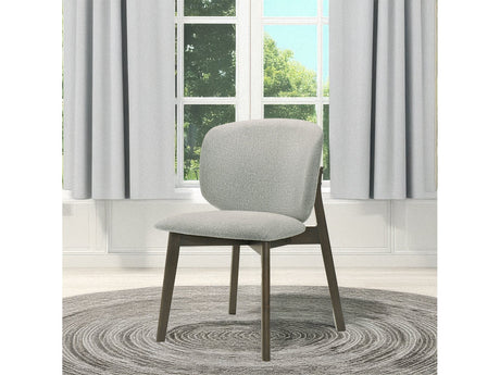 Mallin Gray/Walnut Side Chair (Set of 2) - Ornate Home