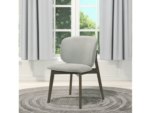 Mallin Gray/Walnut Side Chair (Set of 2) - Ornate Home