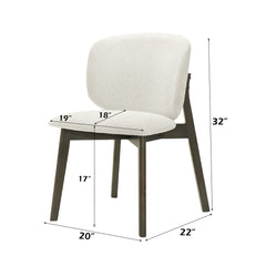 Mallin Gray/Walnut Side Chair (Set of 2) - Ornate Home