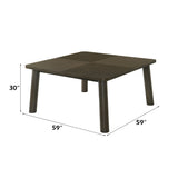 Mallin Walnut Dining Table - Ornate Home