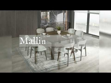 Mallin Walnut Dining Table - Ornate Home