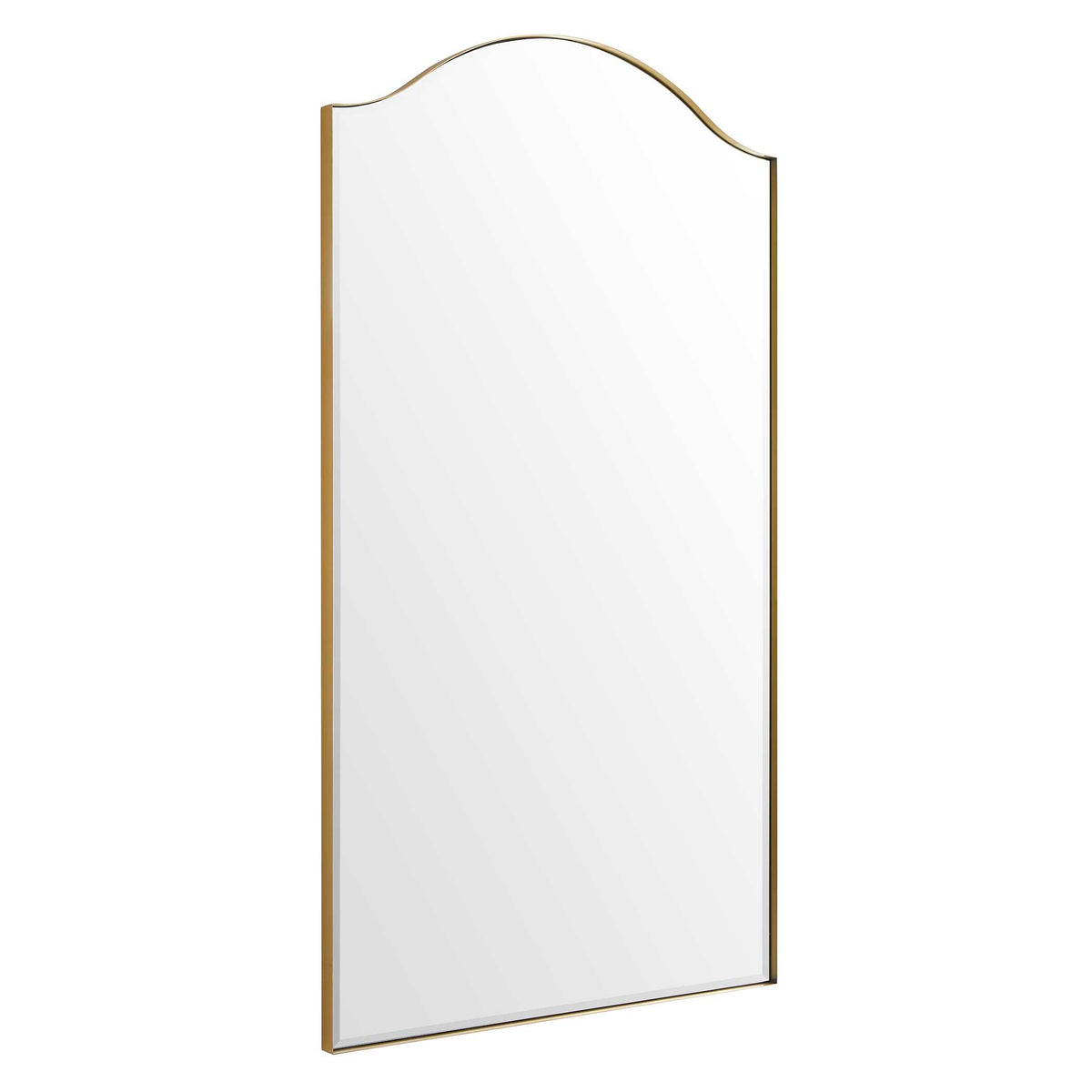 Mallorca Brass Arch Mirror - Ornate Home
