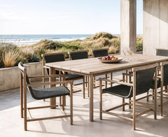 Mallorca Thatch Outdoor Dining Table - Ornate Home