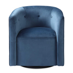 Mallorie Blue Swivel Chair - Ornate Home