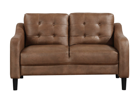 Mallory Brown Loveseat - Ornate Home