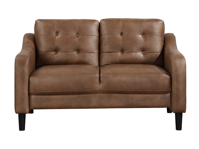 Mallory Brown Loveseat - Ornate Home