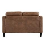 Mallory Brown Loveseat - Ornate Home