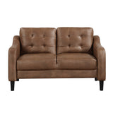 Mallory Brown Loveseat - Ornate Home