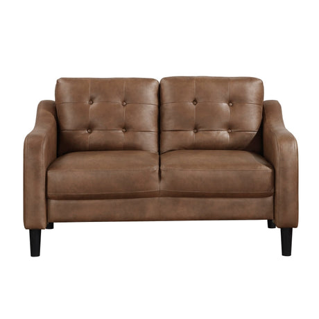 Mallory Brown Loveseat - Ornate Home