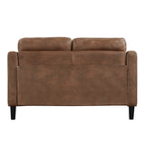 Mallory Brown Loveseat - Ornate Home