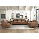 Mallory Brown Loveseat - Ornate Home