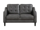 Mallory Gray Loveseat - Ornate Home
