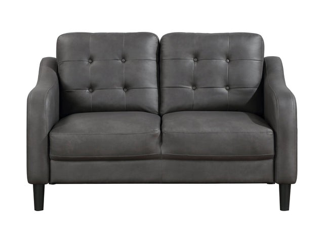 Mallory Gray Loveseat - Ornate Home