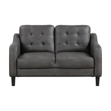 Mallory Gray Loveseat - Ornate Home