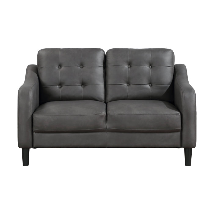 Mallory Gray Loveseat - Ornate Home