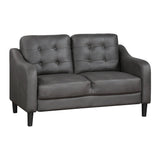 Mallory Gray Loveseat - Ornate Home