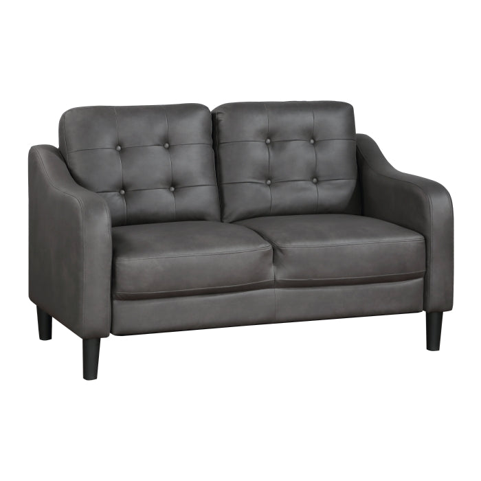 Mallory Gray Loveseat - Ornate Home