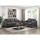 Mallory Gray Loveseat - Ornate Home