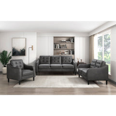 Mallory Gray Loveseat - Ornate Home