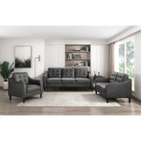 Mallory Gray Sofa - Ornate Home
