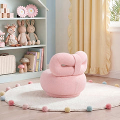 Mallow Brown Mini Kid's Swivel Chair - Ornate Home