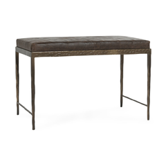 Malo Cocoa Brown Accent Bench - Ornate Home