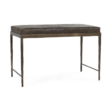 Malo Cocoa Brown Accent Bench - Ornate Home