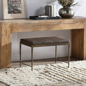 Malo Cocoa Brown Accent Bench - Ornate Home