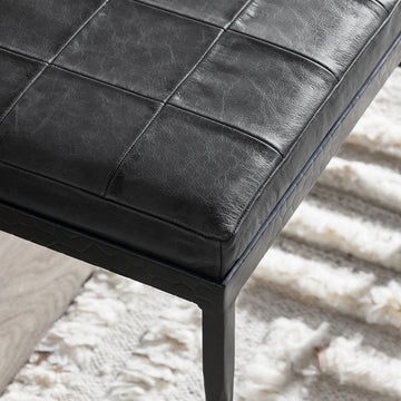 Malo Onyx Black Accent Bench - Ornate Home