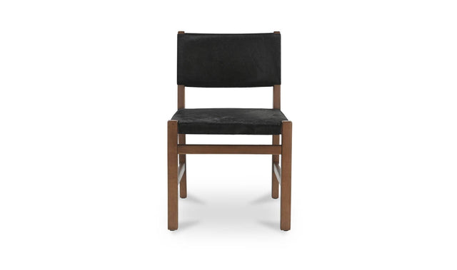 Malone Black Hair On Hide Dining Chair - Ornate Home