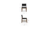 Malone Black Hair On Hide Dining Chair - Ornate Home