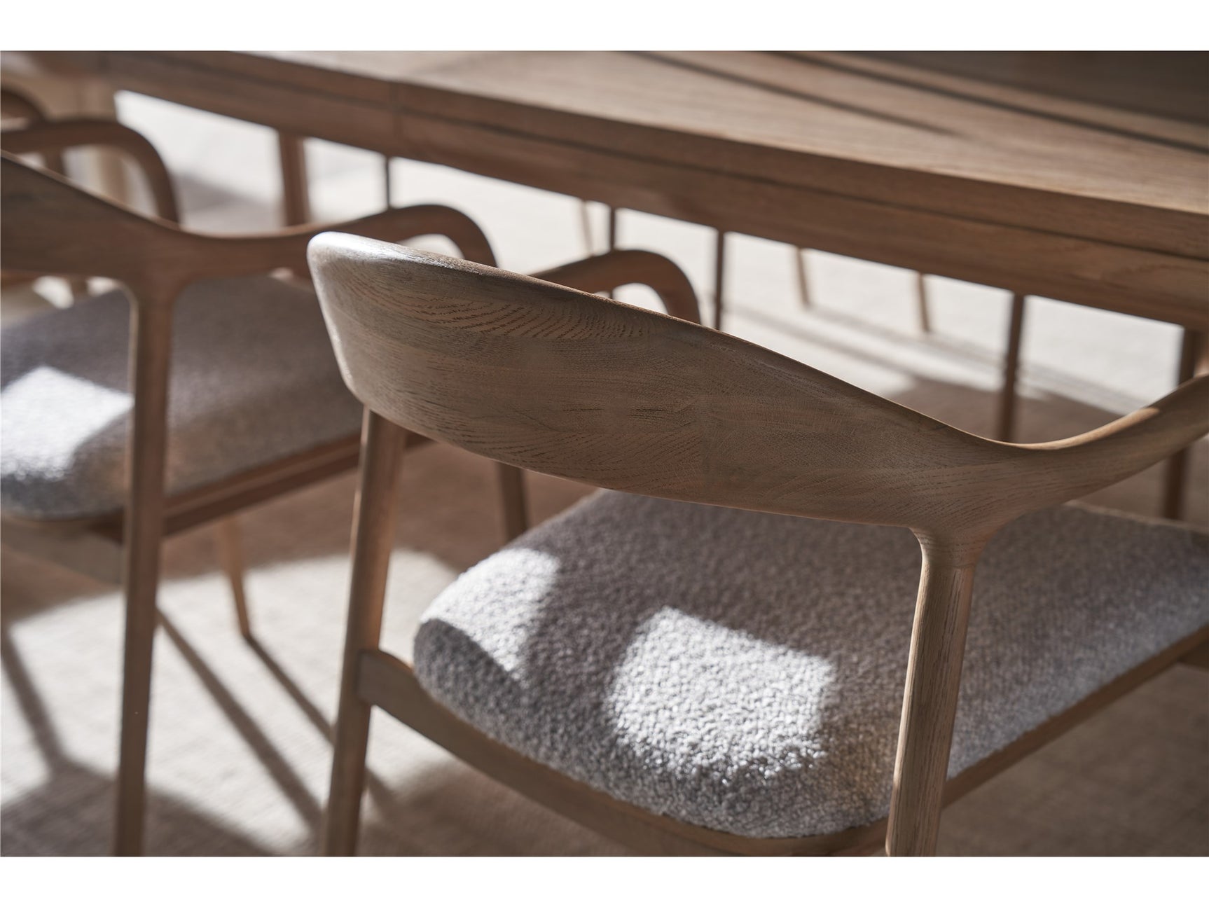 Malone Natural Oak Dining Table - Ornate Home