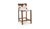 Malone Speckled Hair On Hide Counter Stool - Ornate Home