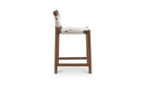 Malone Speckled Hair On Hide Counter Stool - Ornate Home