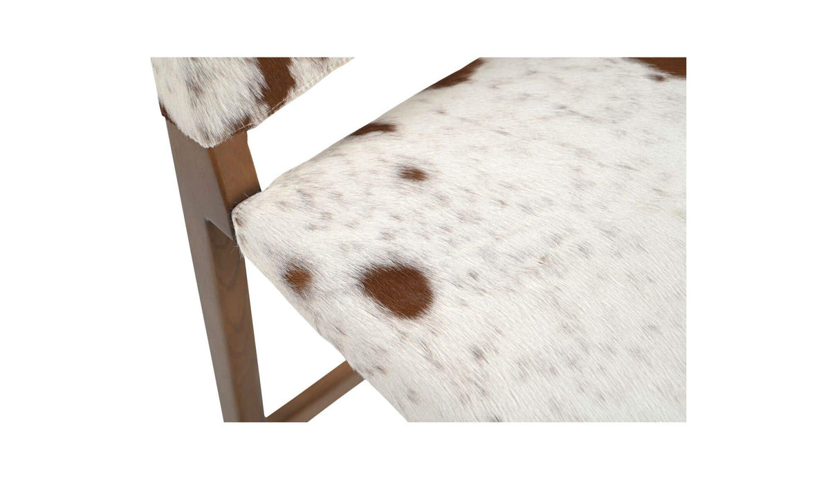 Malone Speckled Hair On Hide Counter Stool - Ornate Home