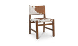 Malone Speckled Hair On Hide Dining Chair - Ornate Home