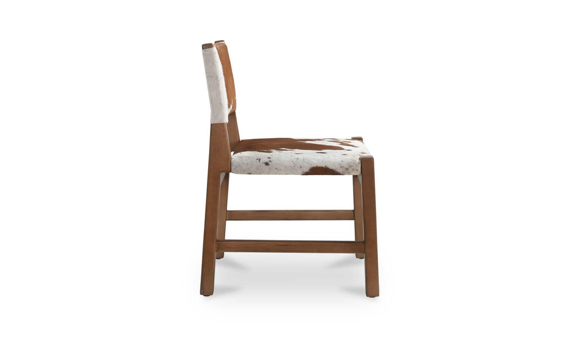 Malone Speckled Hair On Hide Dining Chair - Ornate Home
