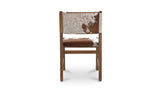 Malone Speckled Hair On Hide Dining Chair - Ornate Home