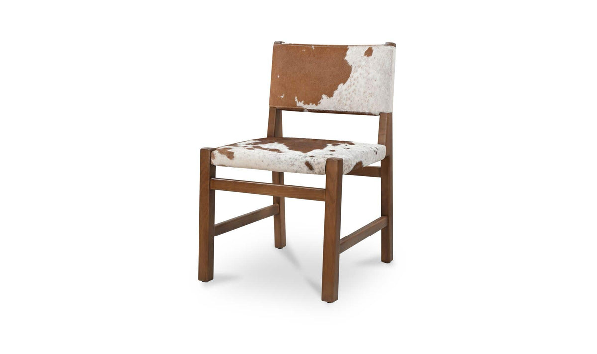Malone Speckled Hair On Hide Dining Chair - Ornate Home