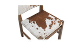 Malone Speckled Hair On Hide Dining Chair - Ornate Home
