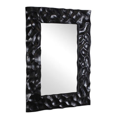 Malosi Black Carved Mirror - Ornate Home