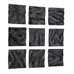 Malosi Black Wood Wall Decor (Set of 9) - Ornate Home