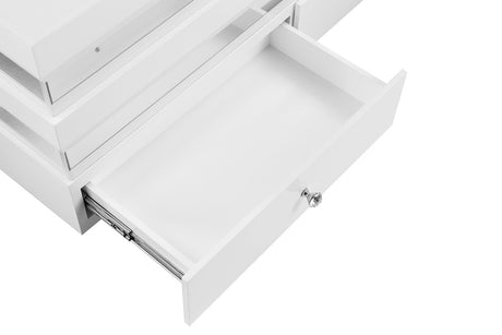 Maloy White Rect Cocktail Table - Ornate Home