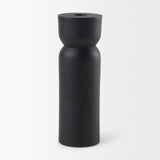 Malta Black Large Metal Candle Holder - Ornate Home