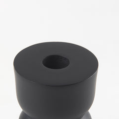 Malta Black Large Metal Candle Holder - Ornate Home