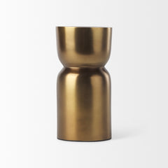 Malta Gold Aluminum Candle Holder Small - Ornate Home