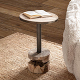 Malta Natural Large Accent Table - Ornate Home