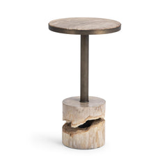 Malta Natural Small Accent Table - Ornate Home